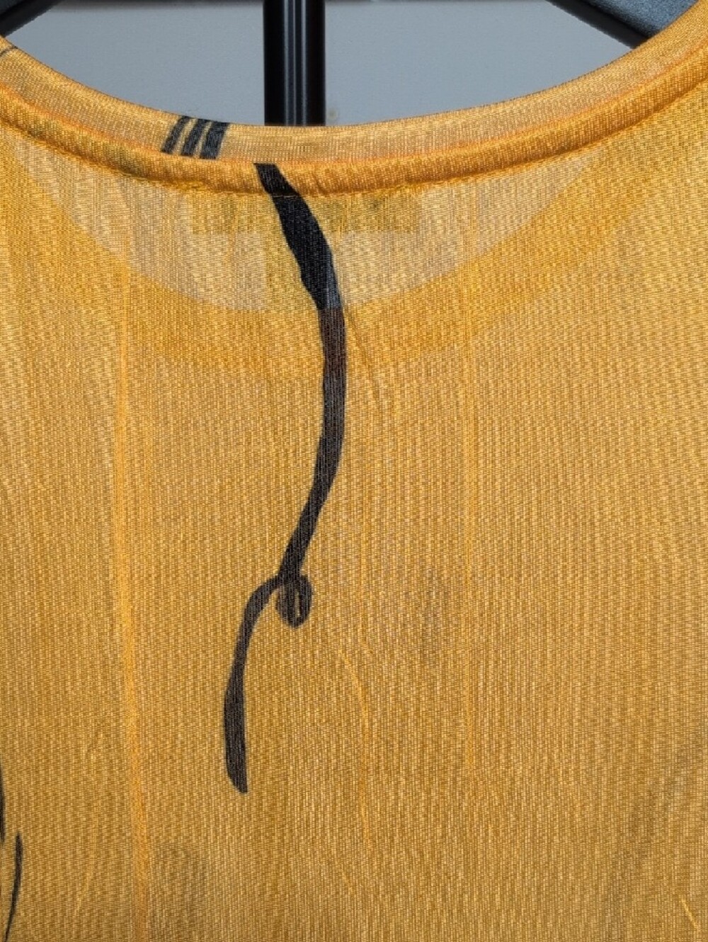 Zara Yellow Printed Cap-Sleeve Maxi Dress - Picture 9 of 11